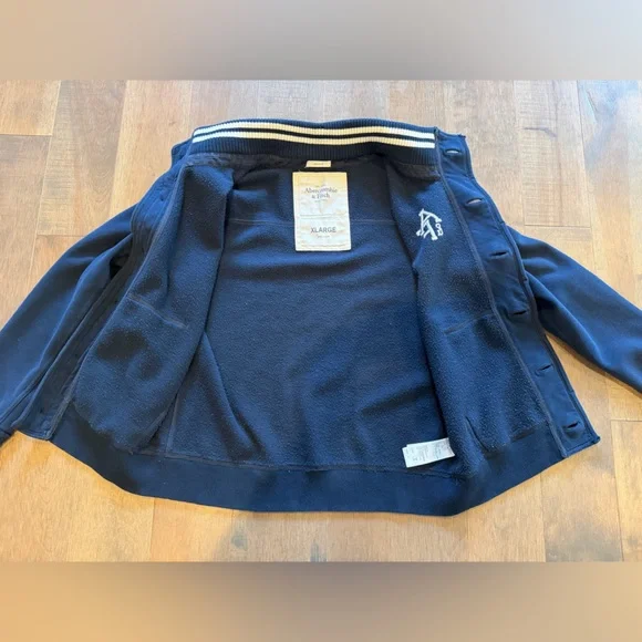 Abercrombie & Fitch Navy Jacket - Picture 4 of 8